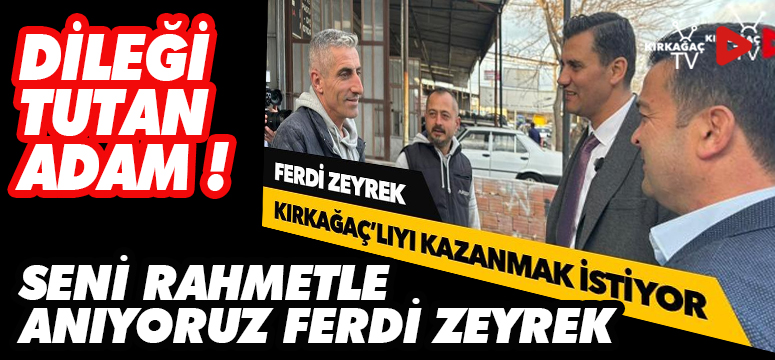 FERDİ ZEYREK ANISINA