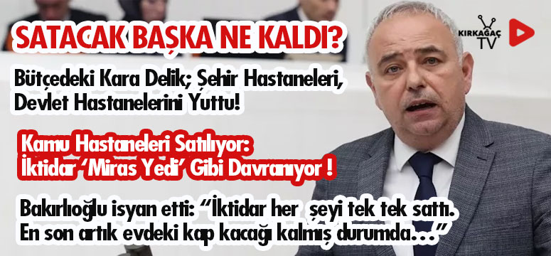 SATACAK NE KALDI ARTIK